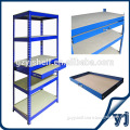 Guangzhou rack for warehouse/boltless rack/slotted angle rack/light duty storage shelves for warehouse storage